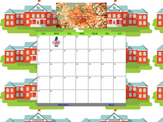 calendar/Sept screenshot