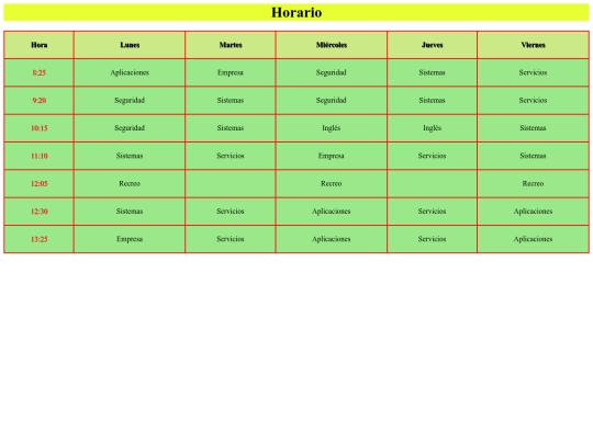 Actividad Tabla screenshot