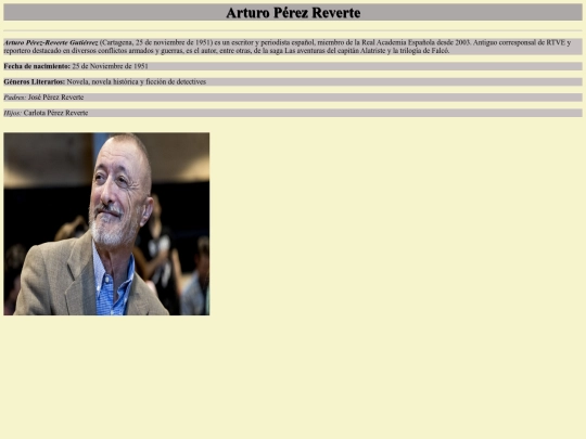 Biografía/biografía screenshot