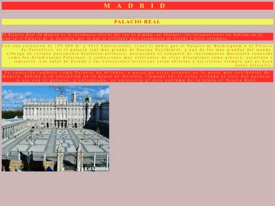 Palacio real/estilo screenshot