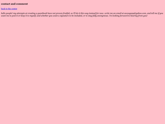 contact-and-comment screenshot