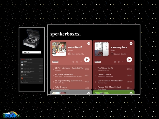 playlists screenshot