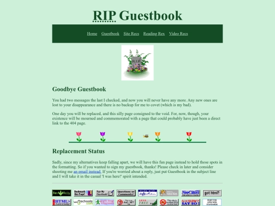 guestbook screenshot