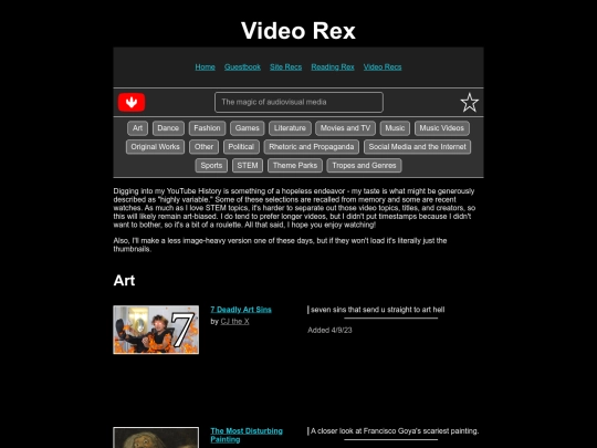 videorex screenshot