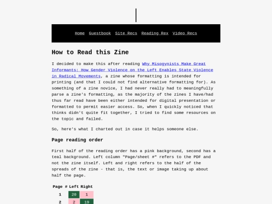 zinereading screenshot
