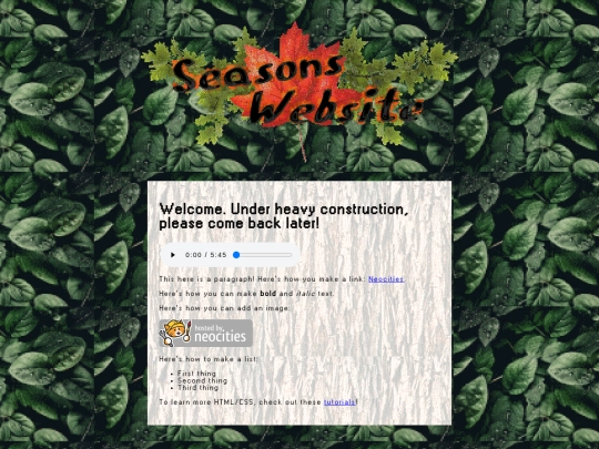 index screenshot
