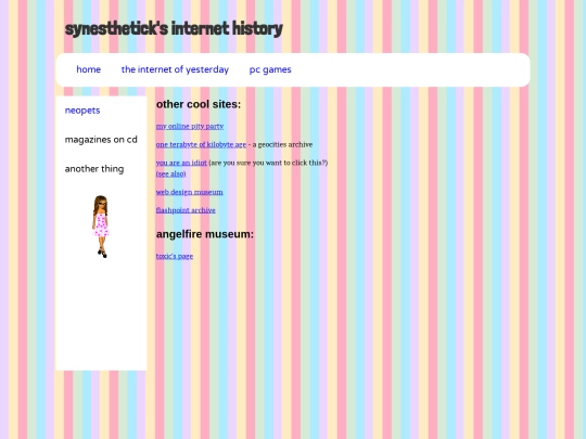 oldweb screenshot