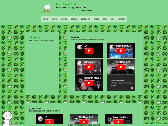 videos screenshot