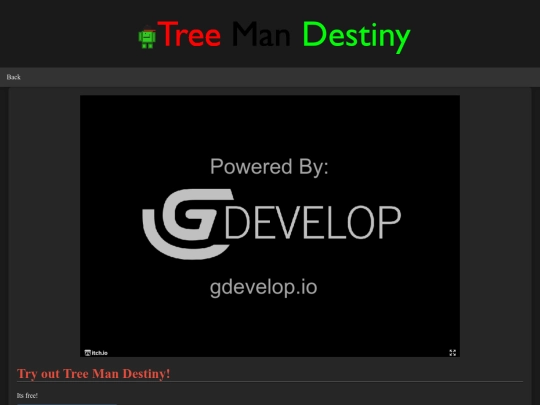 treeManDestiny screenshot