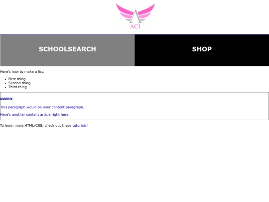 index screenshot