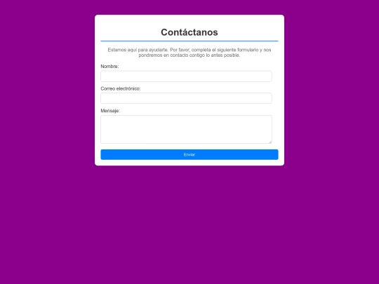 ProyectoLM/Contacto screenshot