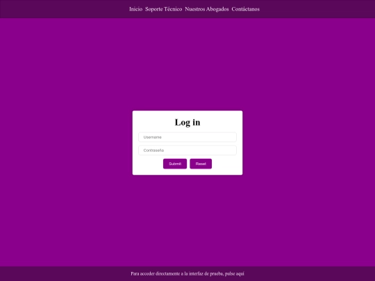 ProyectoLM/Login screenshot