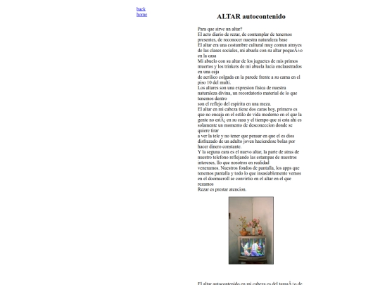 ARCHIVO/altar screenshot