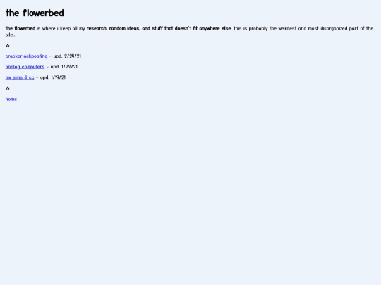 flowerbed screenshot