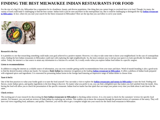 finding-the-best-milwaukee-indian-restaurants-for-food screenshot