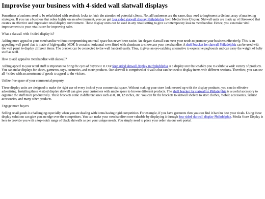 improvise-your-business-with-4-sided-wall-slatwall-displays screenshot