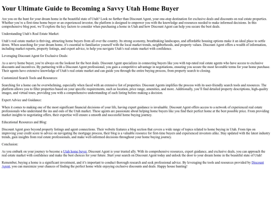 your-ultimate-guide-to-becoming-a-savvy-utah-home-buyer screenshot