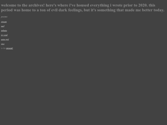 archivalpoetic screenshot