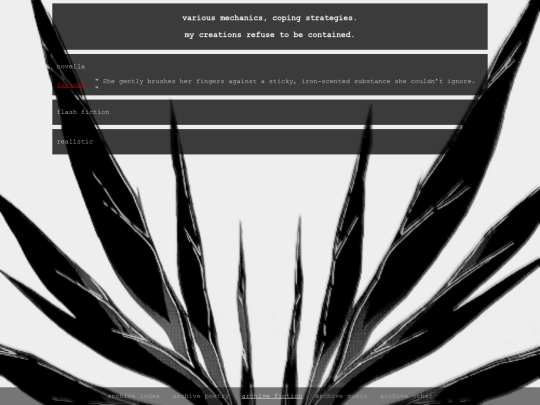 archive/fiction-index screenshot