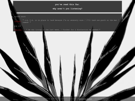 archive/music-index screenshot