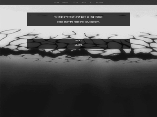 writing/music-index screenshot