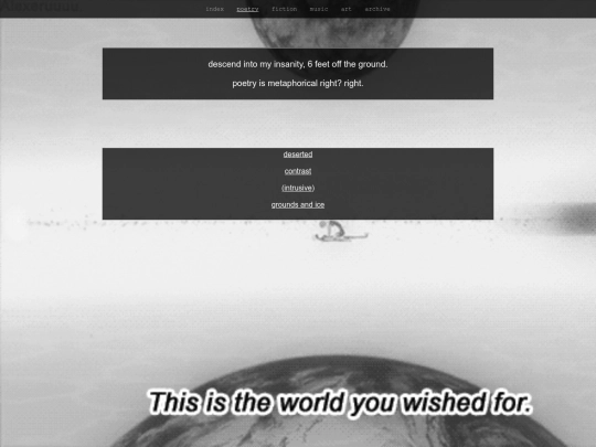 writing/poetry-index screenshot