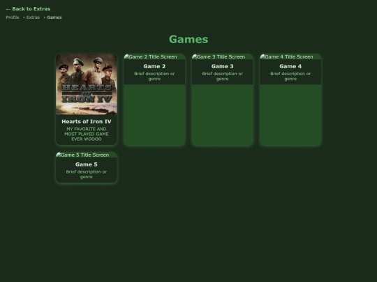 games screenshot
