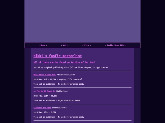 fics screenshot