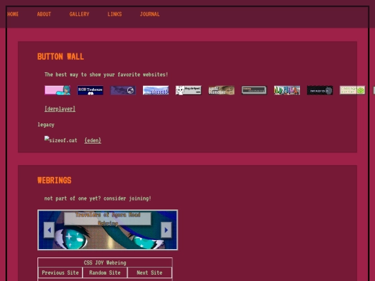 links screenshot