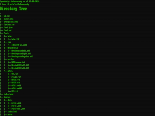 sitemap screenshot
