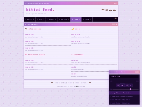 links screenshot
