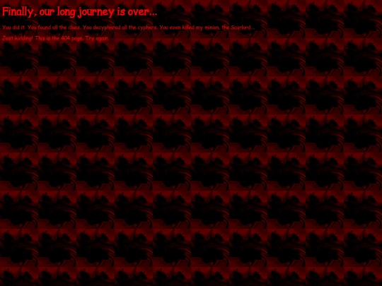 not_found screenshot