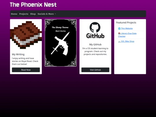 projects screenshot