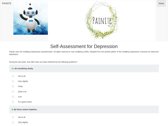 Depression screenshot