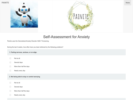 anxiety screenshot