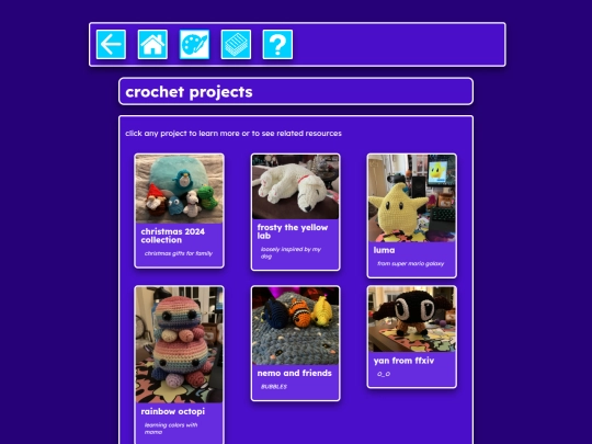 projects/crochet screenshot