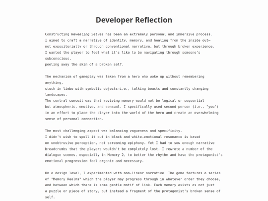reflection screenshot