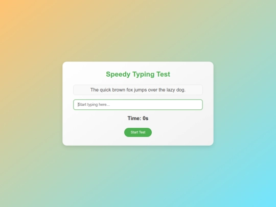 appsapce/Speedy Typing screenshot