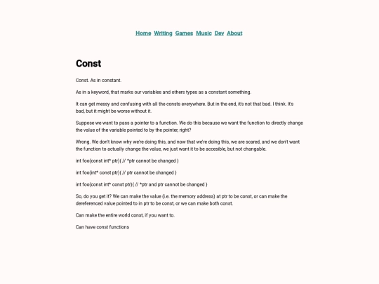 dev/out/const screenshot