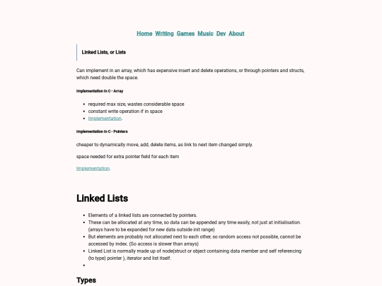 dev/out/list screenshot