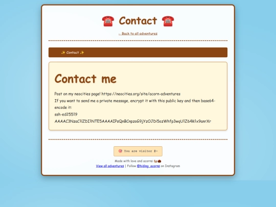 contact screenshot