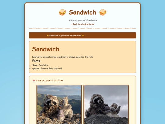 stuffies/sandwich screenshot