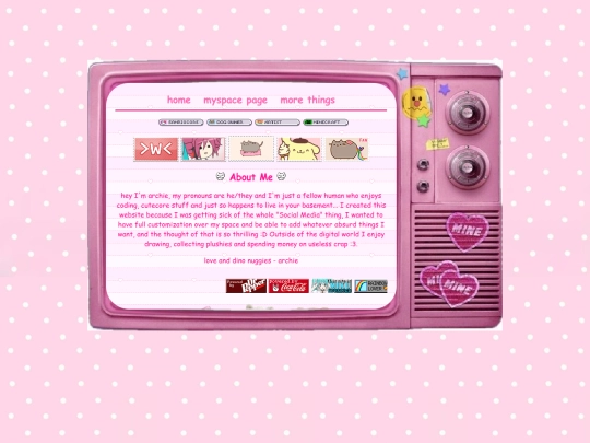 aboutme screenshot