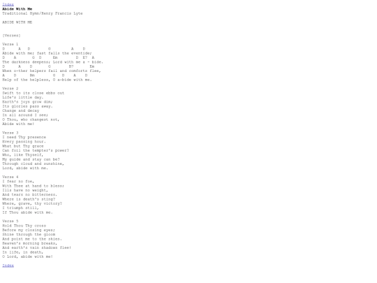 Chords/AbideWithMe screenshot