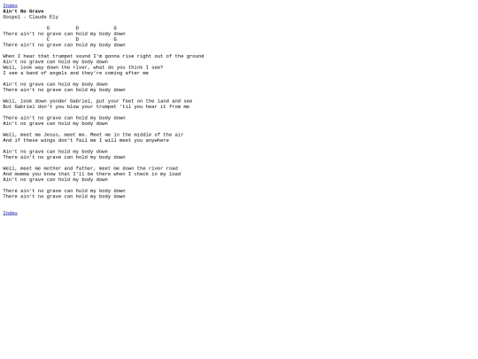 Chords/AintNoGrave screenshot