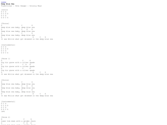 Chords/DeepBlueSea screenshot