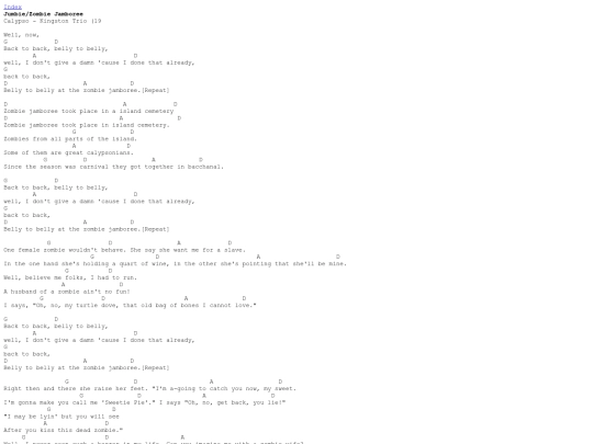 Chords/JumbieJamboree screenshot