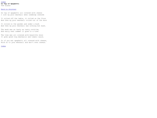 Chords/OnTopOfSpaghetti screenshot