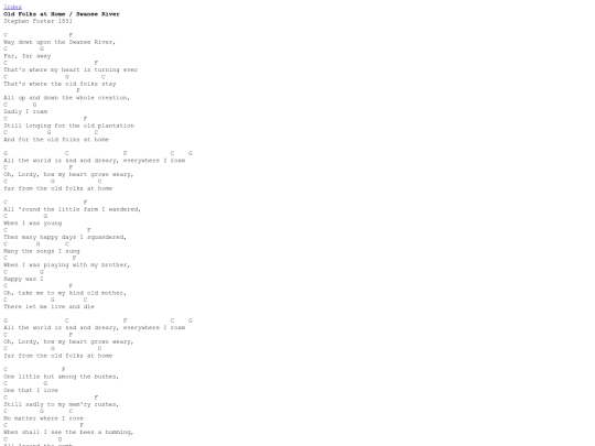Chords/SwaneeRiver screenshot
