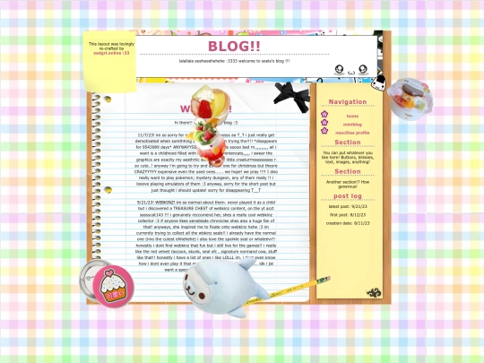 blog screenshot